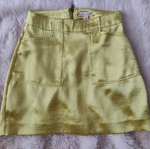 UO Silence + Noise Kelly Shiny Mini Skirt